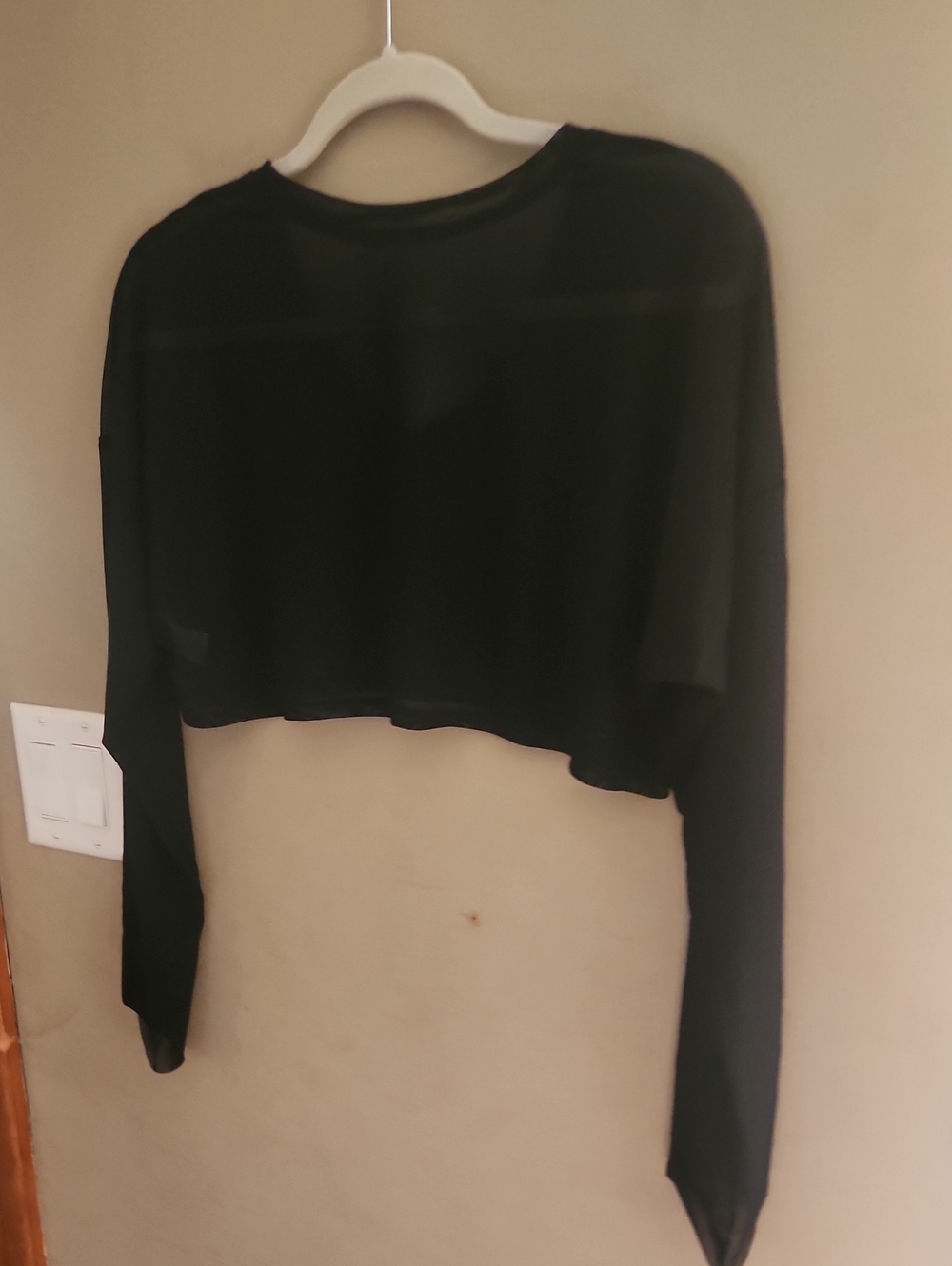 Joah Brown Black Sheer Top& Bottom Swim Coverup Set. - Picture 11 of 12